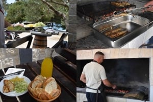 Fra Split: Bådtur til Den Blå Lagune og øerne med frokost