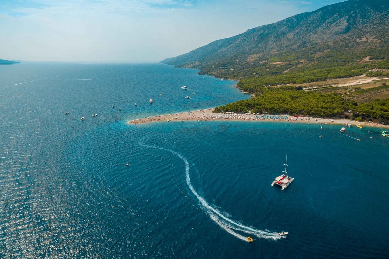 Von Split: Katamaran-Kreuzfahrt nach Bol, Goldenes Horn und Brač