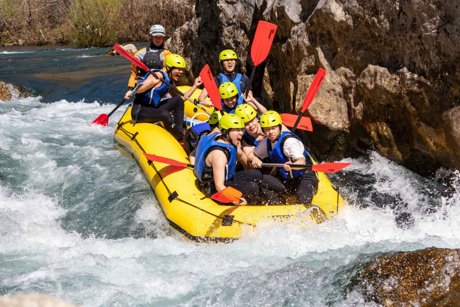 Split: Cetina River Whitewater Raft Trip with Pickup Option