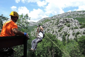 From Split: Cetina River Zipline Experience