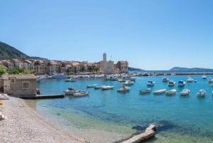 クロアチア、スプリト発：青の洞窟＆フヴァル島 5 島ツアー