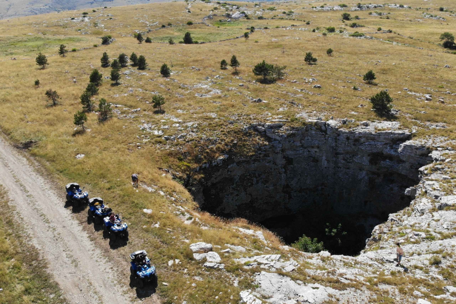 From Split: Dinara Nature Park Quad Adventure with Swimming
