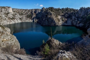 From Split: Imotski Blue & Red Lake Tour with Wine Tasting
