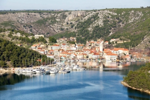 From Split: Krka National Park, Wine Tasting and Boat Cruise
