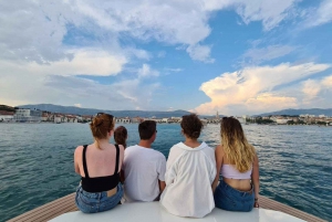 From Split: Luxury Cabin Boat Tour to The Blue Cave and Hvar