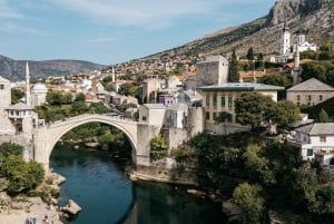 Depuis Split : Mostar et visite des chutes d'eau de Kravice avec billets