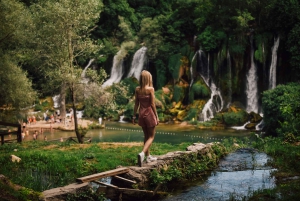 De Split: Visita às cascatas de Mostar e Kravice