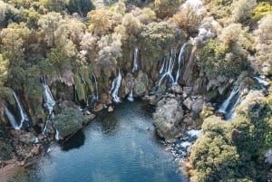 De Split: Visita às cascatas de Mostar e Kravice