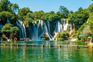From Split or Trogir: Mostar & Kravica Waterfall Group Tour