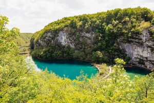From Split or Trogir: Plitvice Lakes Tour with Entry Tickets