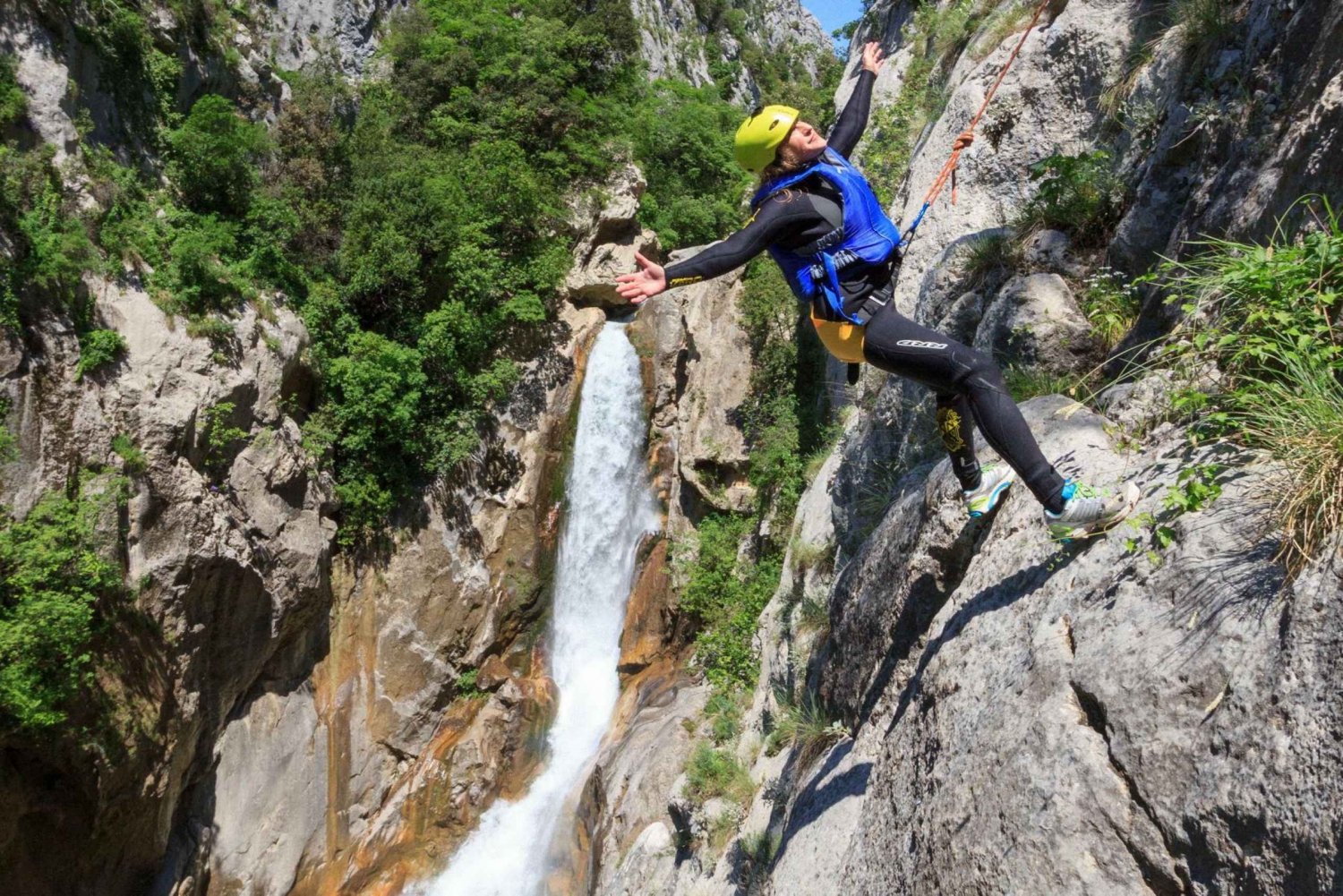 Vanuit Split of Zadvarje: extreme canyoning over de Cetina