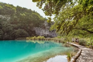 Depuis Split : Visite guidée du parc national des lacs de Plitvice