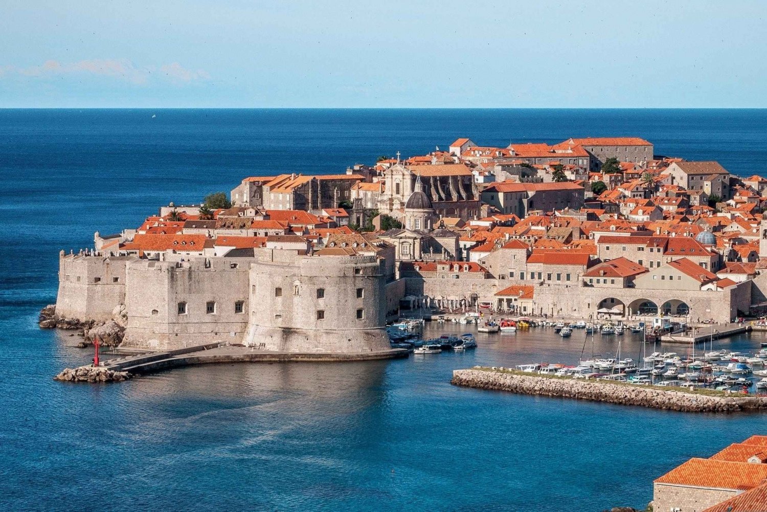 De Split: Passeio de um dia com guia particular a Dubrovnik e ao Monte Srđ