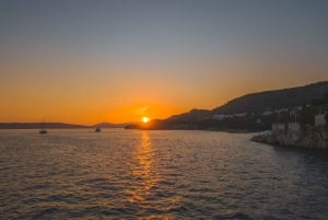 Vanuit Split: privérondvaart bij zonsondergang