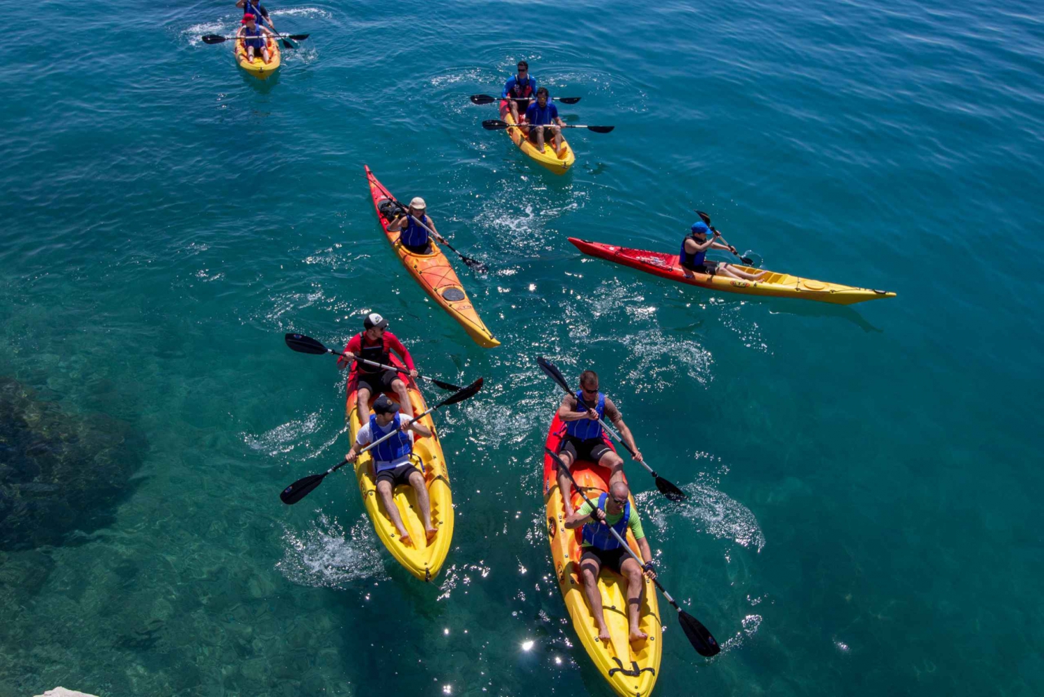 From Split: Sea Kayak & Snorkel in Podstrana Bay