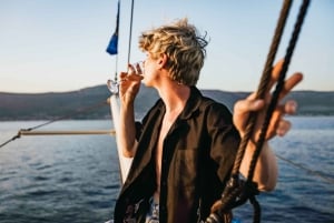 De Split: cruzeiro ao pôr do sol com música ao vivo