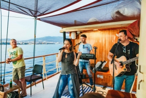 Fra Split: Solnedgangscruise med levende musikk