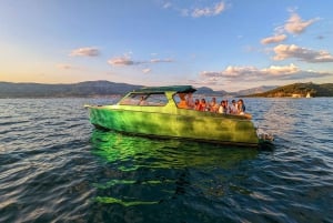 Fra Split: Sunset Powerboat Cruise med ubegrenset drikke