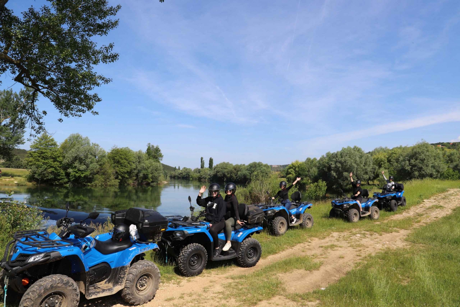 From Split: Three Rivers Quad Tour with Swimming and Lunch