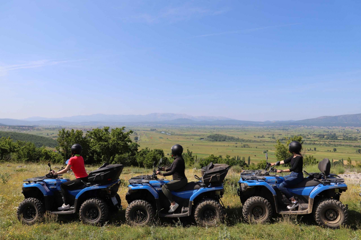 From Split: Three Rivers Quad Tour with Swimming and Lunch