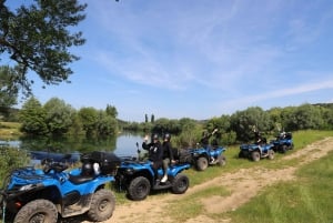 From Split: Three Rivers Quad Tour with Swimming and Lunch