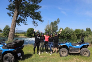 From Split: Three Rivers Quad Tour with Swimming and Lunch