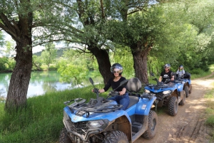 From Split: Three Rivers Quad Tour with Swimming and Lunch