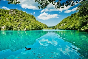 スプリット発：プリトヴィツェ湖群に立ち寄りザグレブへ移動