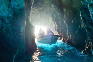 From Split & Trogir: 5 Islands Day Trip with Blue Cave