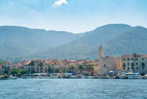 From Split & Trogir: 5 Islands Day Trip with Blue Cave