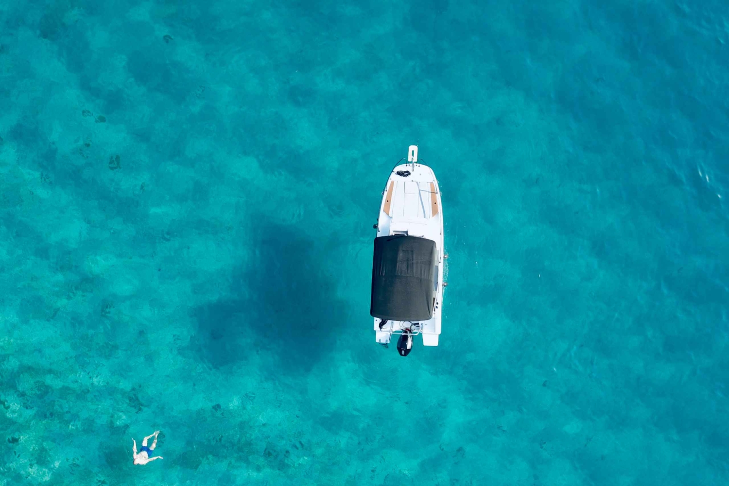 Från Split/Trogir: Blå lagunen & 2 öar halvdag Privat