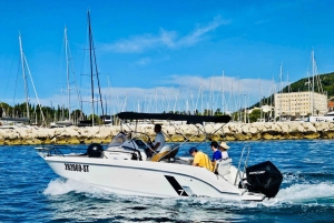 Från Split/Trogir: Blå lagunen & 2 öar halvdag Privat