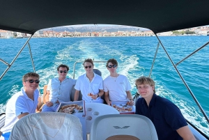 Från Split/Trogir: Blå lagunen & 2 öar halvdag Privat