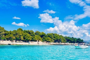 Från Split/Trogir: Blå lagunen & 2 öar halvdag Privat