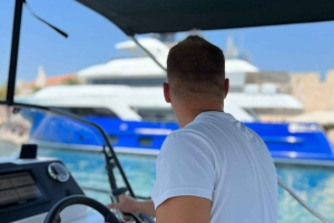 Från Split/Trogir: Blå lagunen & 2 öar halvdag Privat