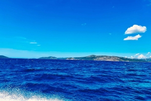 Från Split/Trogir: Blå lagunen & 2 öar halvdag Privat