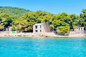 Från Split/Trogir: Blå lagunen & 2 öar halvdag Privat