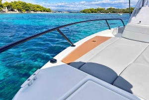 Från Split/Trogir: Blå lagunen & 2 öar halvdag Privat