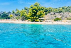Från Split/Trogir: Blå lagunen & 2 öar halvdag Privat