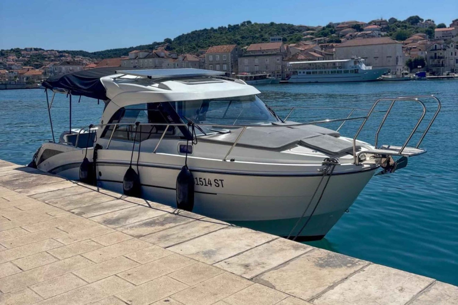 Från Split: Trogir, Blå lagunen, Šolta och Brač båttur