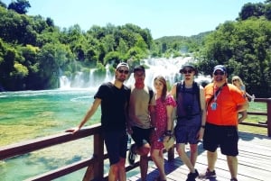 Vanuit Split & Trogir: Krka watervallen dagtocht met boottocht