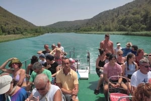 Vanuit Split & Trogir: Krka watervallen dagtocht met boottocht