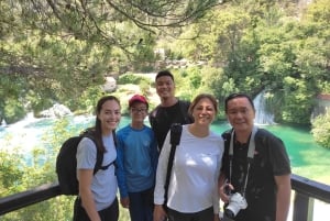 Vanuit Split & Trogir: Krka watervallen dagtocht met boottocht
