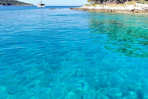 Depuis Split/Trogir : Lagon bleu et 2 îles - demi-journée privée