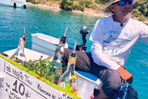 Depuis Split/Trogir : Lagon bleu et 2 îles - demi-journée privée