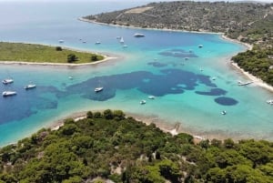 Fra Trogir: 3 øer halvdagstur med Blå Lagune