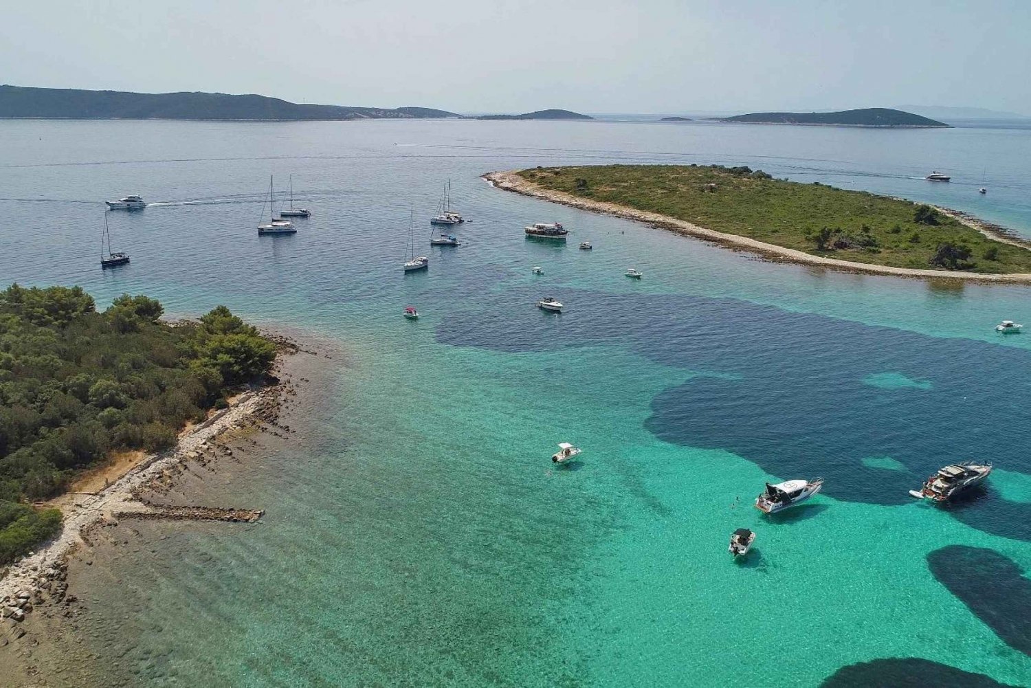 Trogir/Kaštela : visite privée du Lagon Bleu et des 3 îles