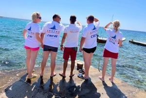 Vanuit Trogir: Drie Eilanden Halve Dag Speedboottour