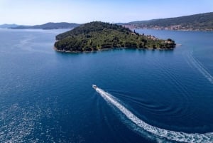 Zadar: Speedboat-tur til 3 øer med snorkling og drinks