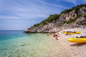 Depuis Zadar : journée kayak à Dugi Otok